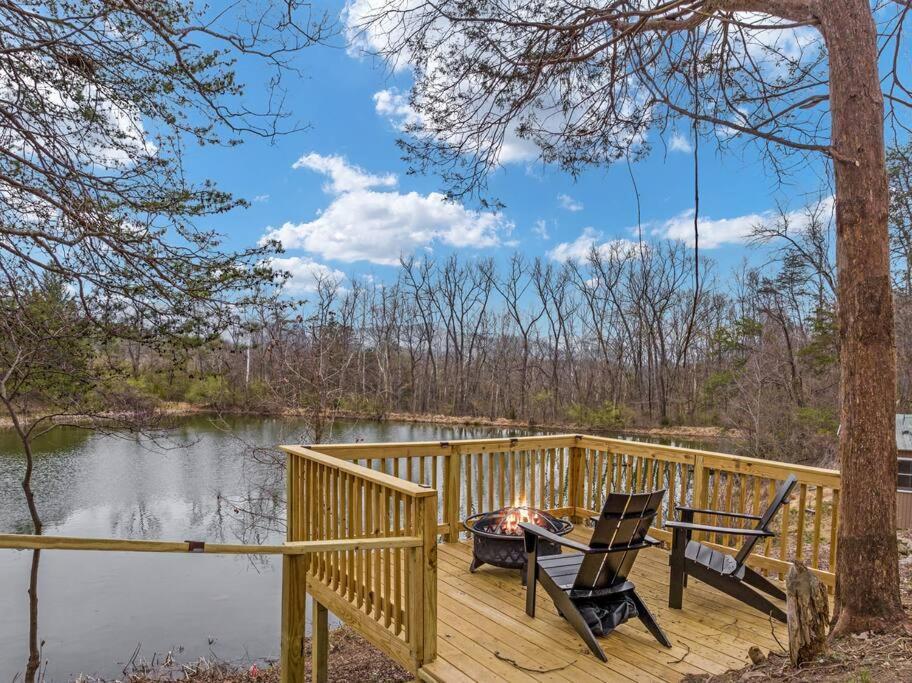 Lazy Lake 3Br Cabin W/ Mtn Views + Hot Tub +Wi-Fi Luray Extérieur photo